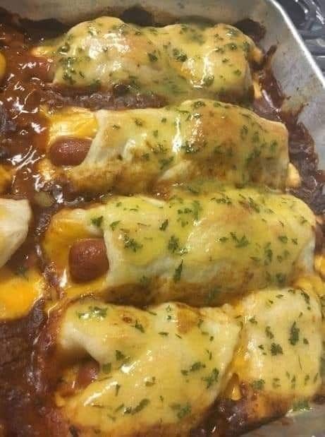 Chili Cheese Dog Bake Dinner